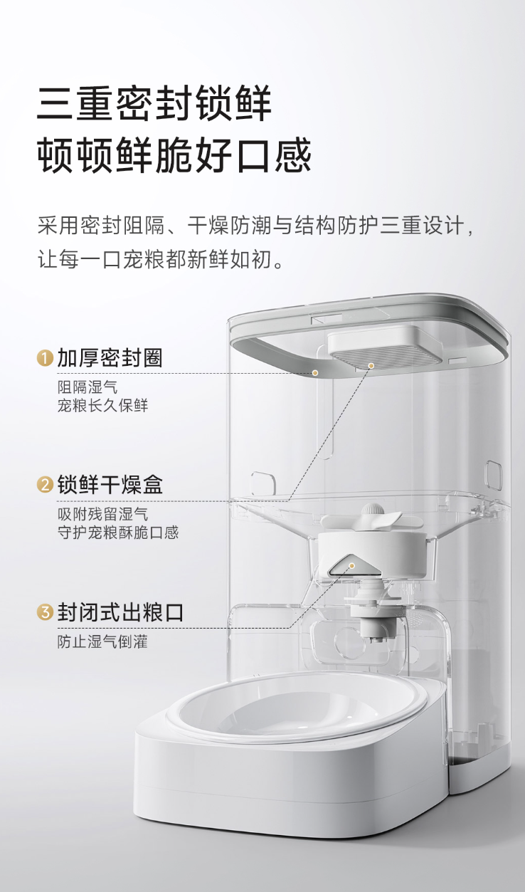 HVON 5L Visual Smart Pet Feeder 2