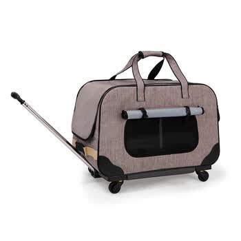 HVON Large Rolling Pet Carrier